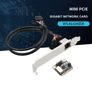 Mini PCIe Gigabit Network Adapter Thẻ RTL8111H - 10/100/1000M 1