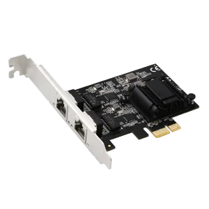 2 Cổng 2.5Gbps PCIe Máy Chủ Thẻ 2 Cổng 10/100/1000M/2.5G RJ45 Ethernet mạng Thẻ Realtek/RT8125B 1