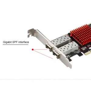 Card Mạng PCIe X4 Intel I350-AM4 1G Ethernet - RJ45 & SFP 2