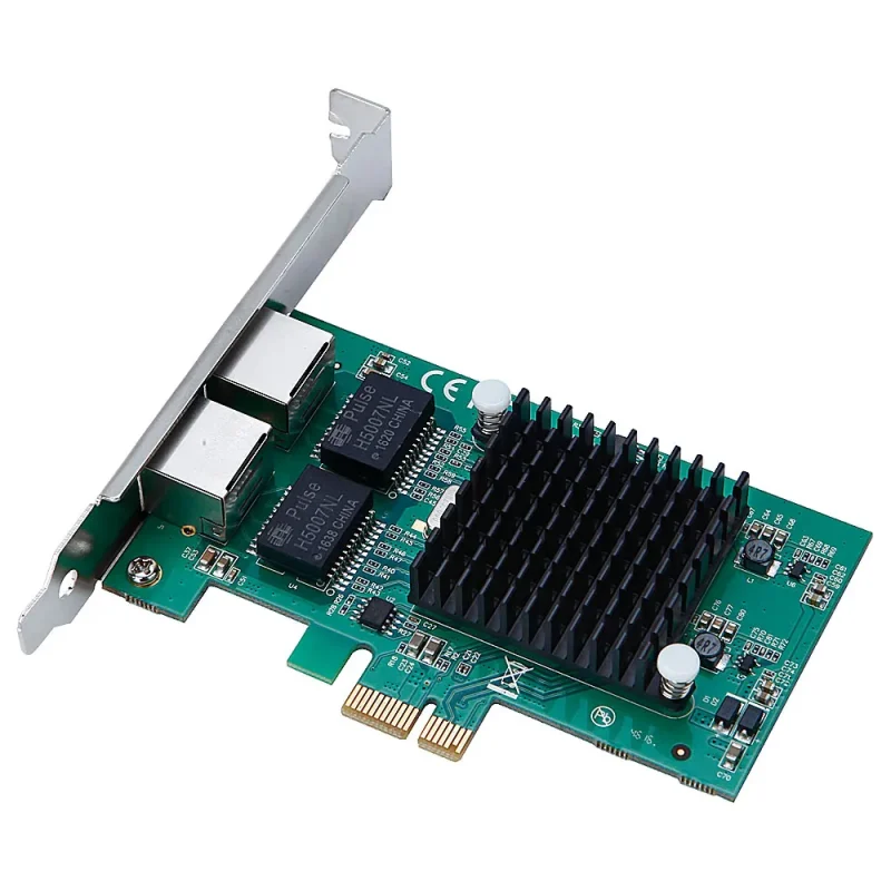 Card Mạng Intel 82575 Dual Cổng RJ45 Gigabit PCIe X1 10/100/1000Mbps 5