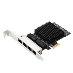 Card Mạng 4 Cổng PCIe 1X Gigabit 10/100/1000Mbps 1