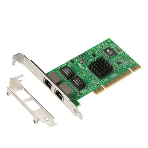 Card Mạng PCI 2 Cổng RJ45 10/100/1000Mbps Ethernet Adapter - Intel 82546 Chipset Cho Máy Chủ 1