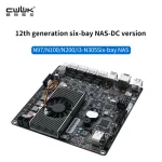 Bo mạch chủ NAS 12th Gen i3-N305/N100, 6 khe DC Power, 2xM.2 NVMe, 6xSATA3.0, PCIe X1, 4x i226-V 2.5G LAN, DDR5, ITX 1