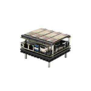 Bo mạch phát triển X86-P5, mở rộng 4 khe M.2 NVMe, Intel N100 i3-N305 thế hệ 12, DDR5 4800MHz, 2 cổng mạng I226-V 2.5G 1