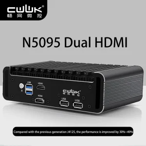 Router Intel Celeron N5095 – 2 cổng USB 3.0, 2.5G, hỗ trợ khe cắm thẻ nhớ, firewall, micro appliance NAS, LEDE RouterOS 1