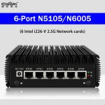 Router mềm N5105/N6005 với 6 cổng mạng i226 – Hỗ trợ DDR4, Dual Thẻ Nhớ, M.2 NVMe SSD, 4 cổng USB, và cổng nối tiếp RS232 1